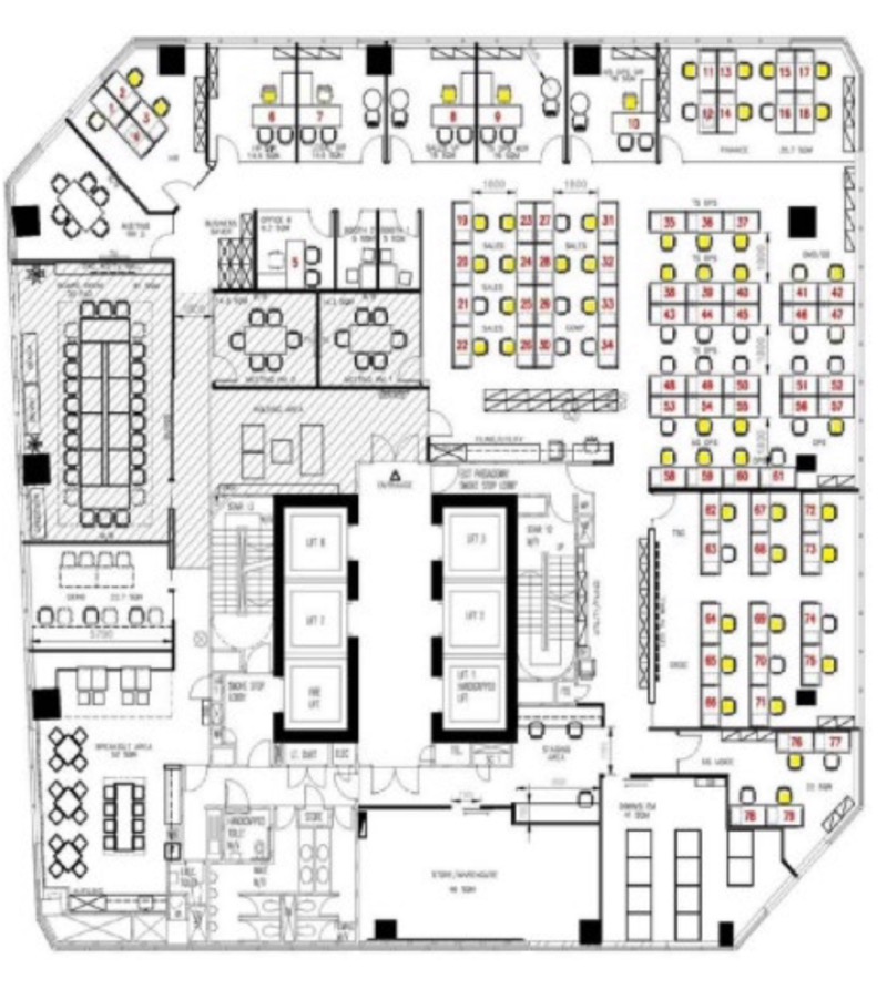 floor plan 1 listing PN 449943 Republic Plaza